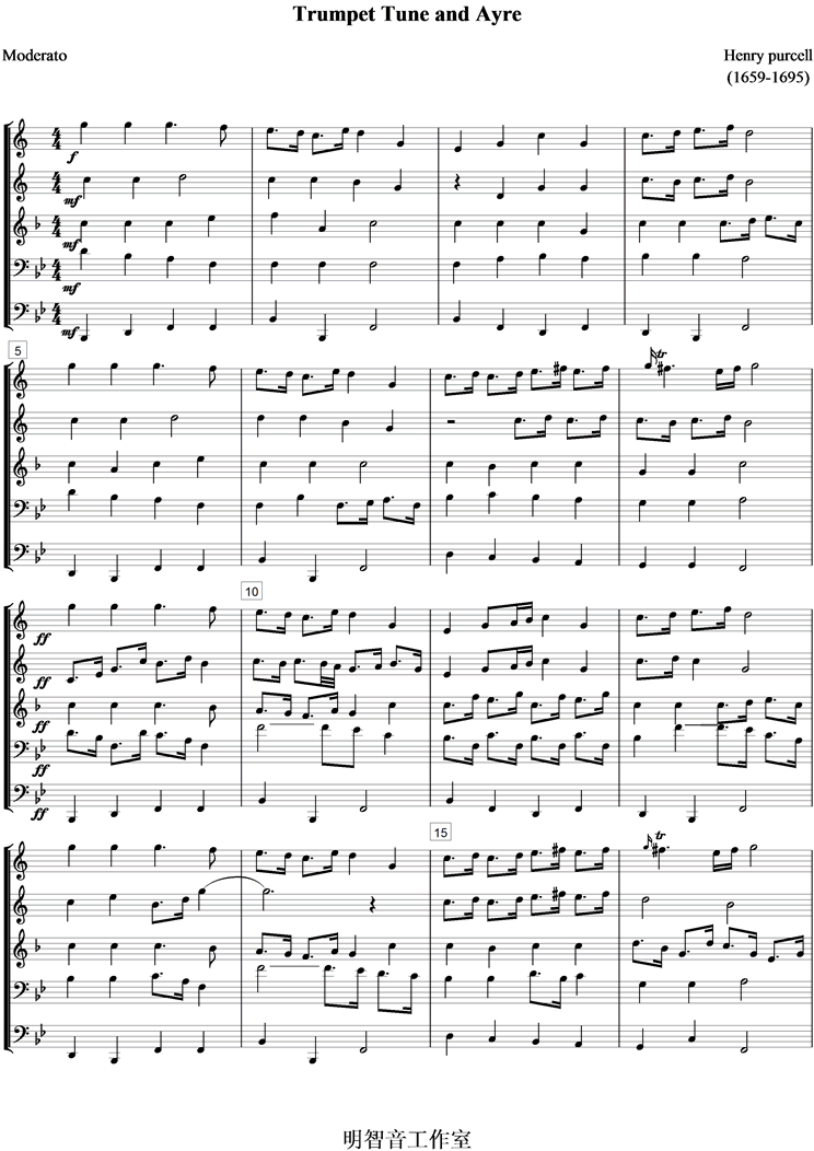 trumpet tune and ayre