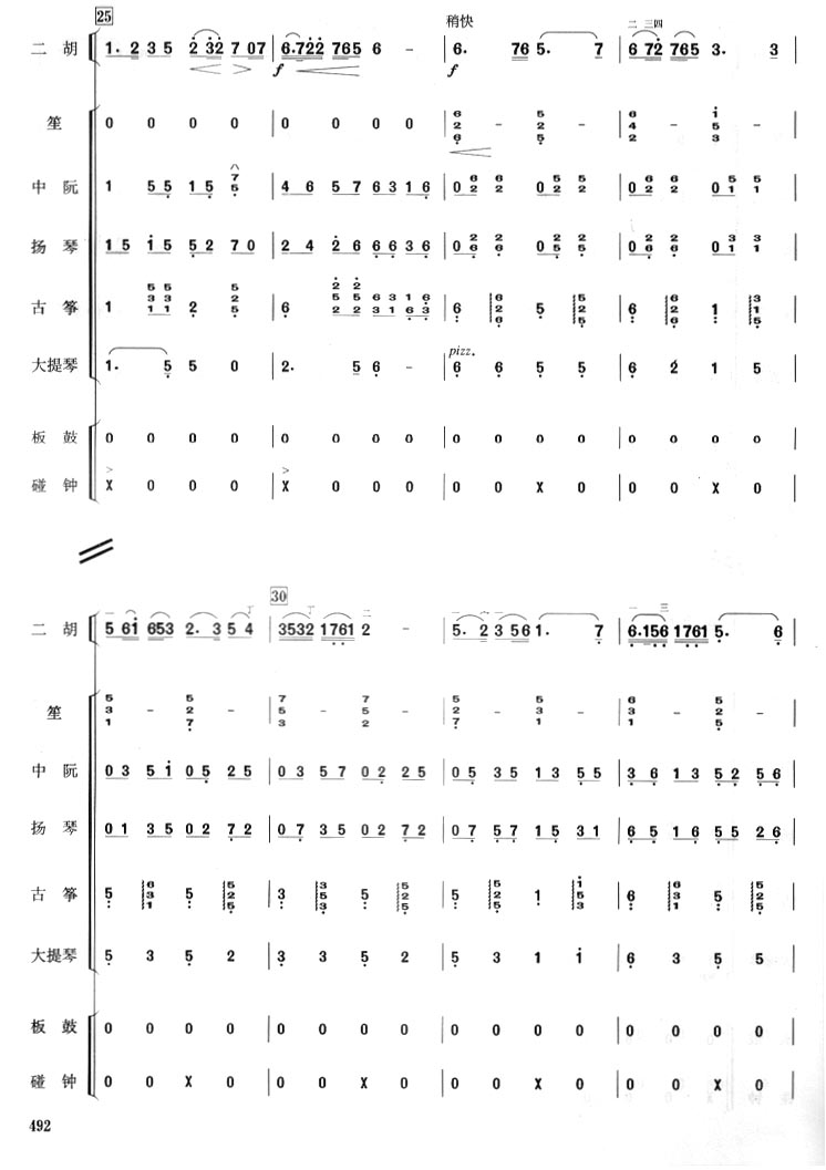 弓舞总谱
