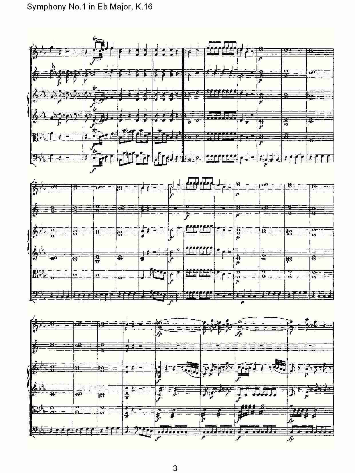 Symphony No.1 in Eb Major, K.16(Eb大调第一交响曲K.16)