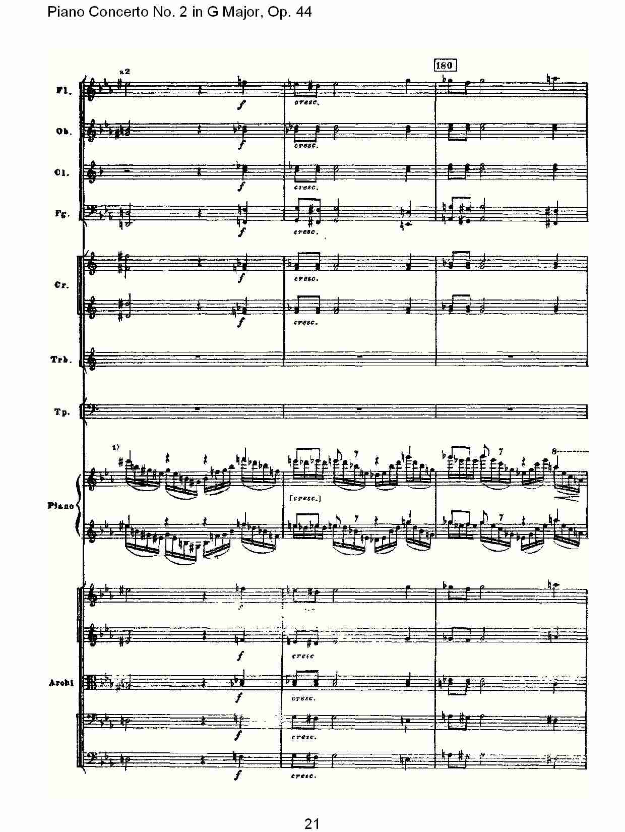 G大调第二钢琴协奏曲, Op.44第一乐章（五）