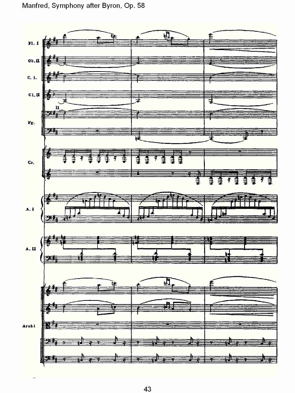 Manfred, Symphony after Byron, Op.58第二乐章（九）