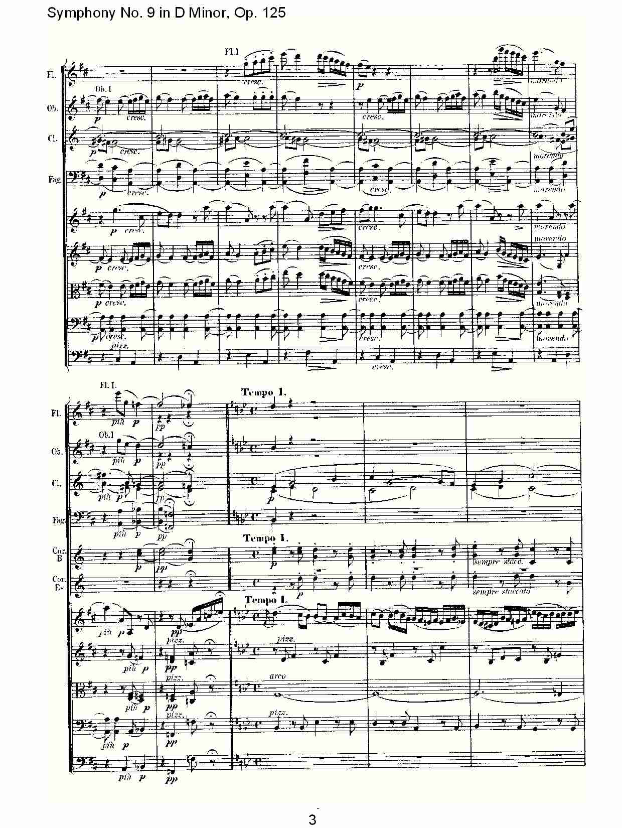 （D小调第九交响曲 Op.125）第三乐章（一）