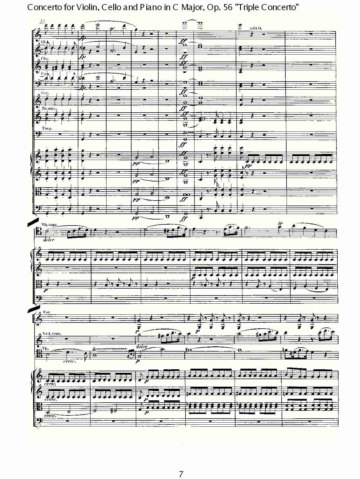 C大调大提琴与钢琴协奏曲 Op.56第一乐章(一)