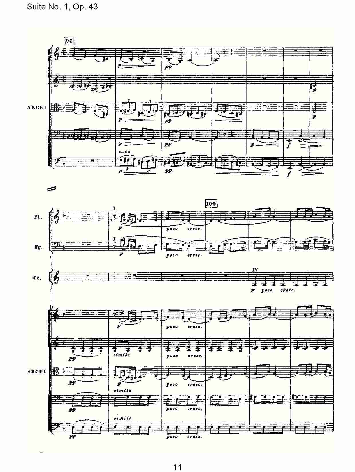 Suite No.1, Op.43   第一套曲,Op.43第三乐章（三）