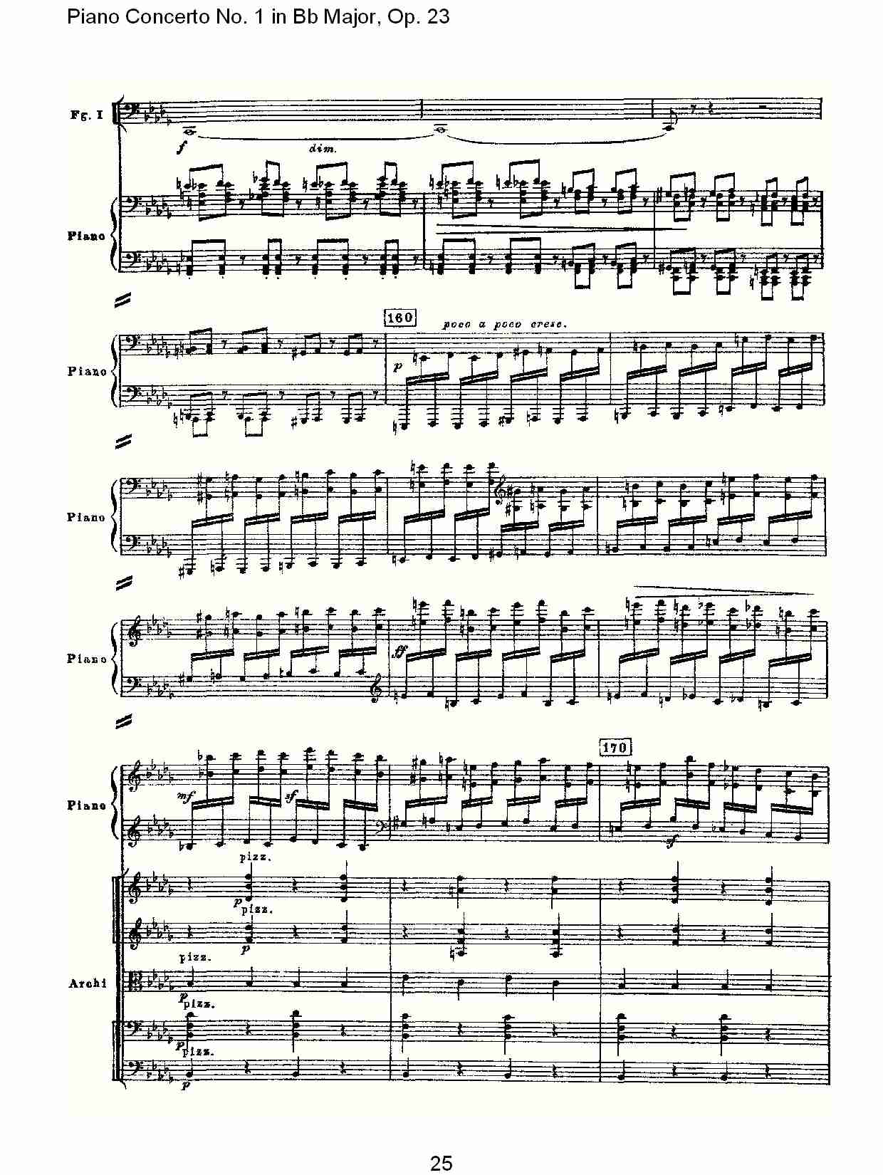 Bb大调第一钢琴协奏曲,Op.23第一乐章第一部（五）