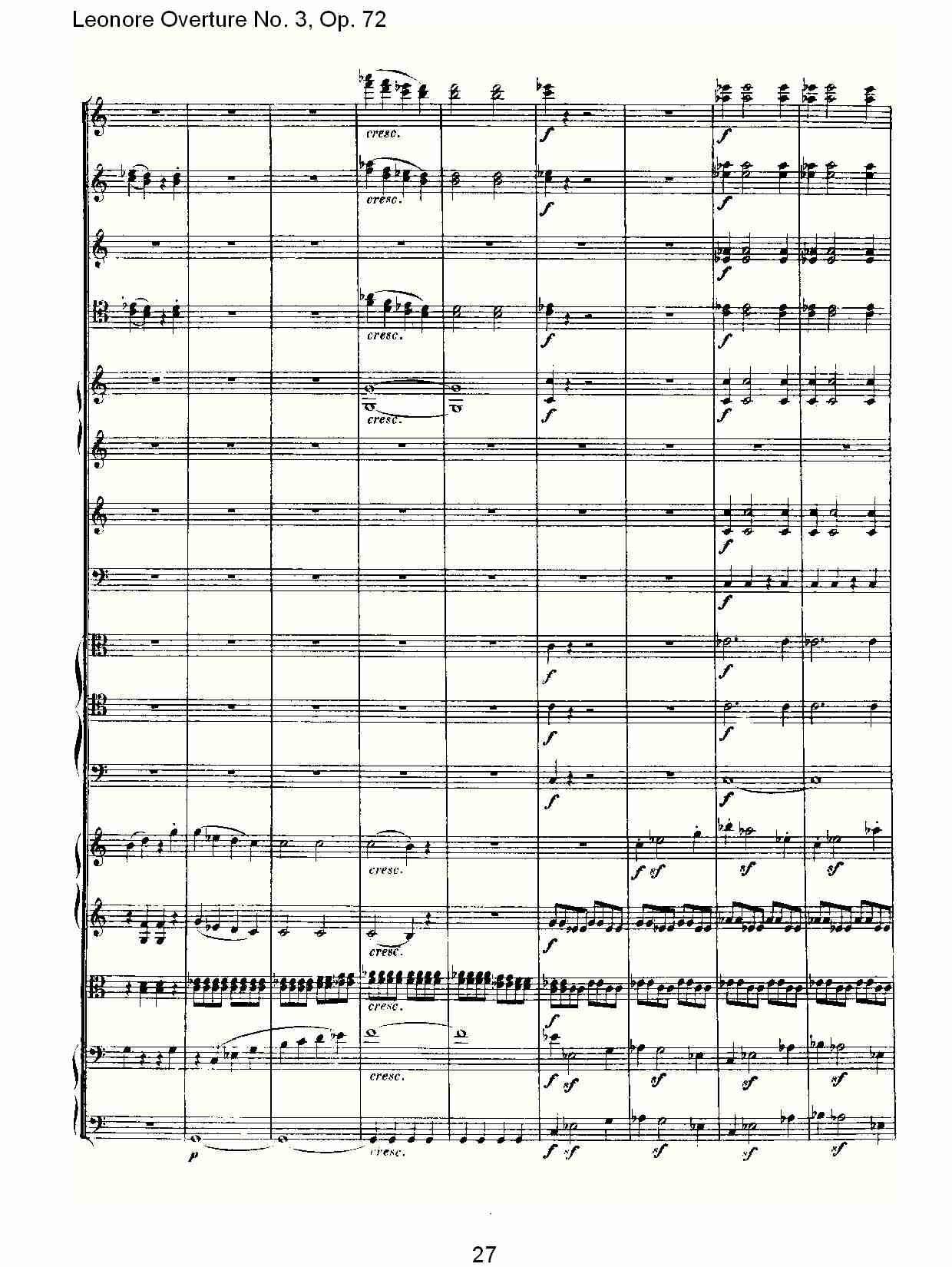 Leonore Overture No. 3, Op. 72　（三）