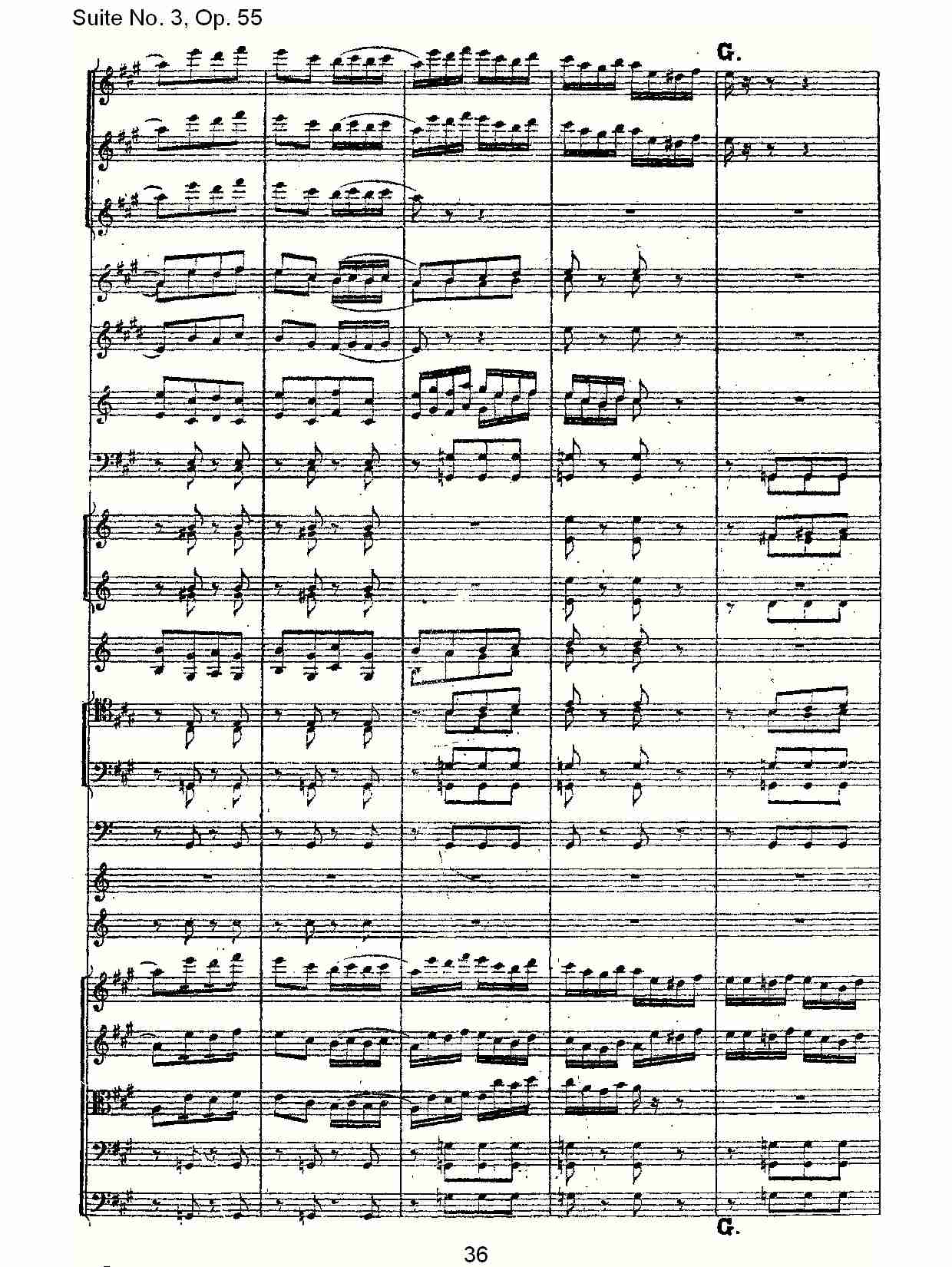 Suite No. 3, Op.55  第三套曲,Op.55第四乐章第一部（八）