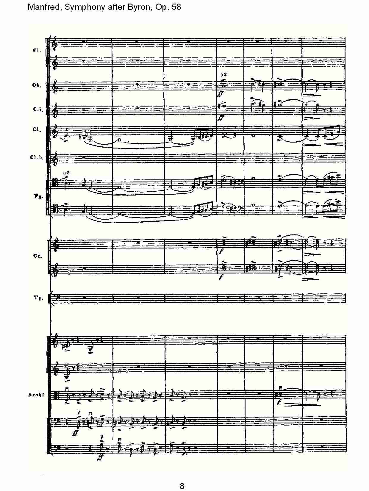 Manfred, Symphony after Byron, Op.58第一乐章（二）