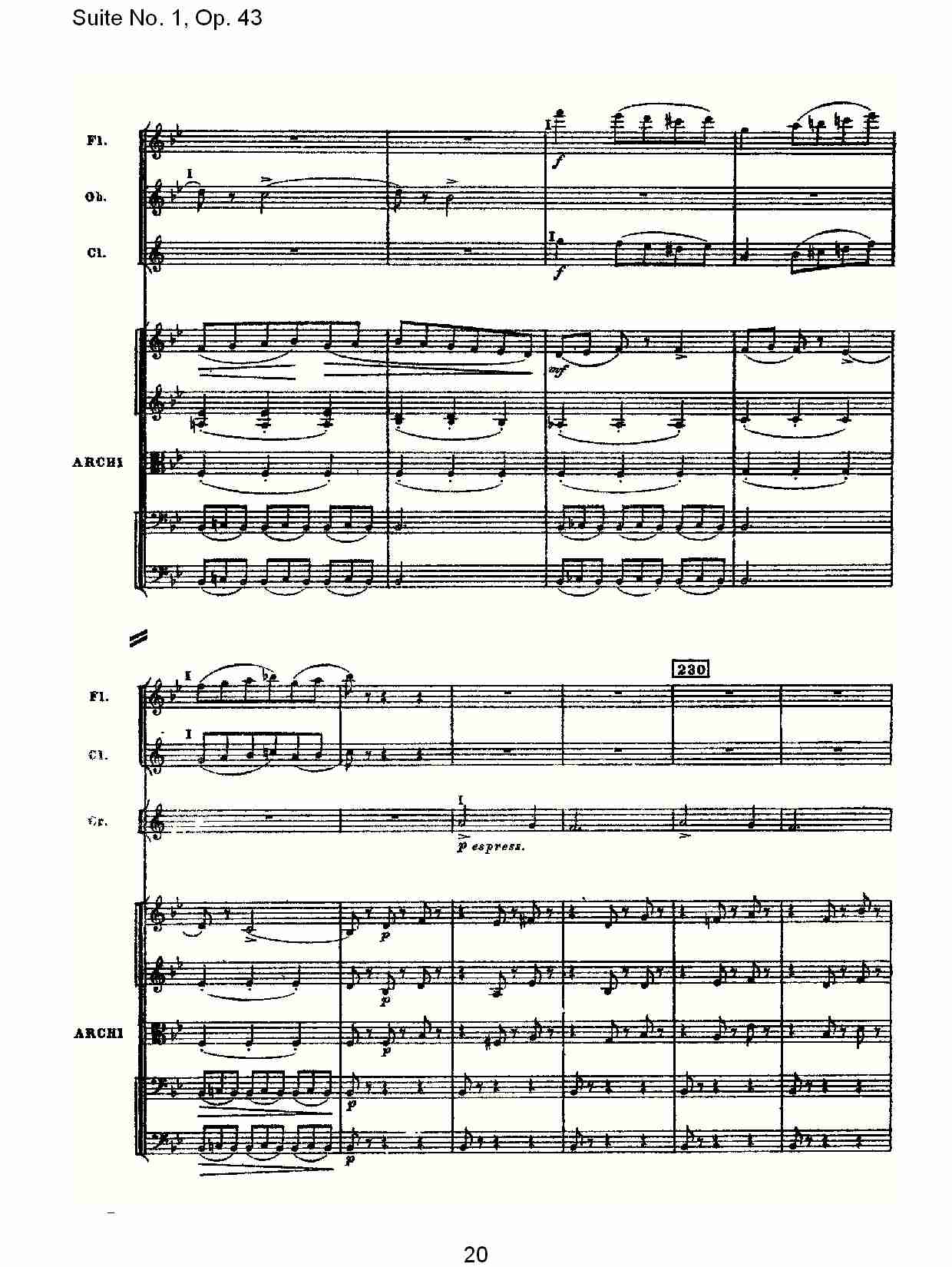 Suite No.1, Op.43   第一套曲,Op.43第二乐章（四）