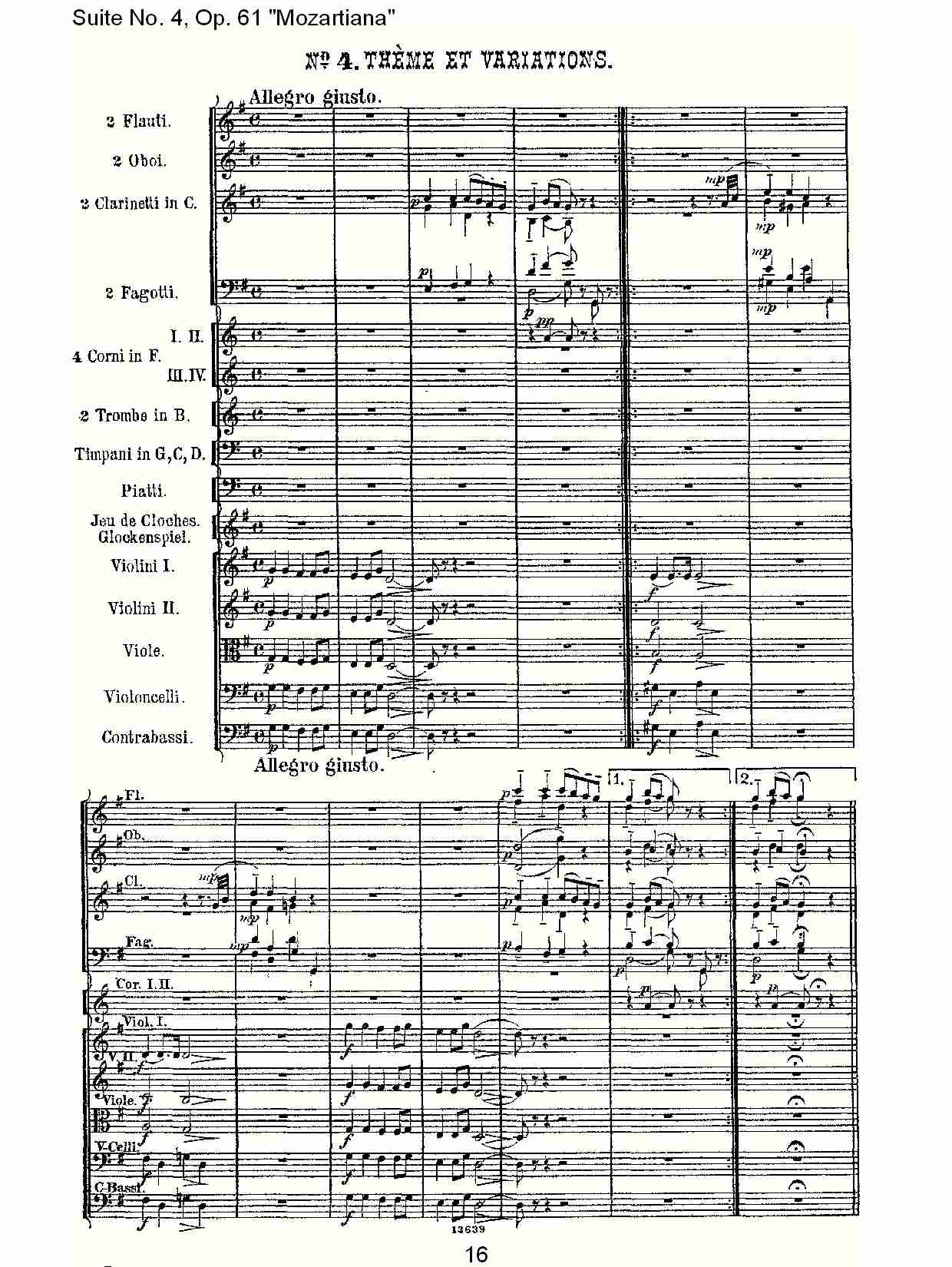 Suite No. 4, Op.61 