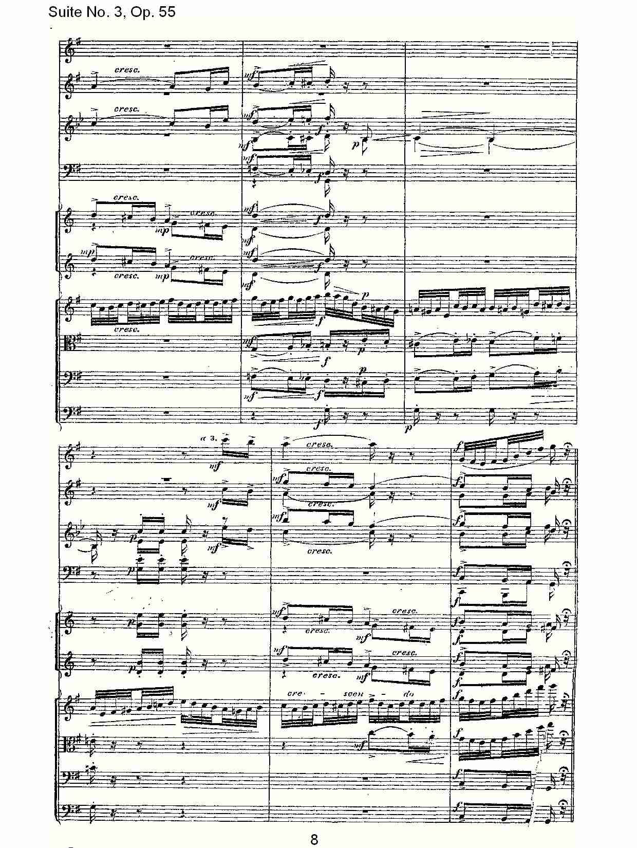 Suite No. 3, Op.55  第三套曲,Op.55第四乐章第一部（二）