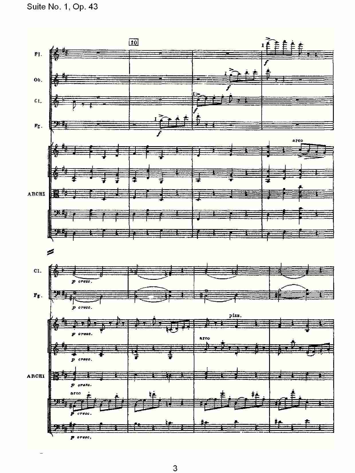 Suite No.1, Op.43   第一套曲,Op.43第六乐章（一）