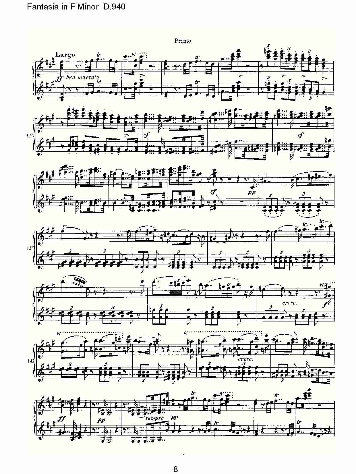 Fantasia in F Minor D.940  F小调幻想曲D.940（二）