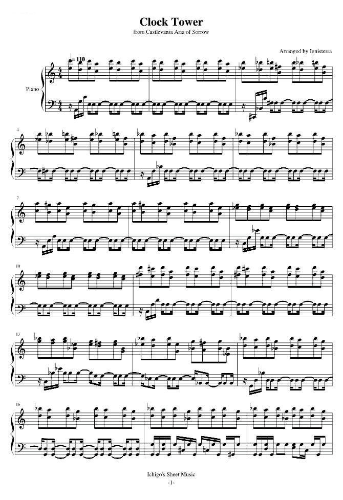 钟塔恶魔城 晓月圆舞曲