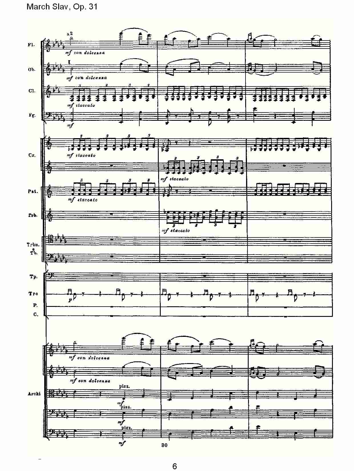 March Slav, Op.31   斯拉夫进行曲，Op.31（二）