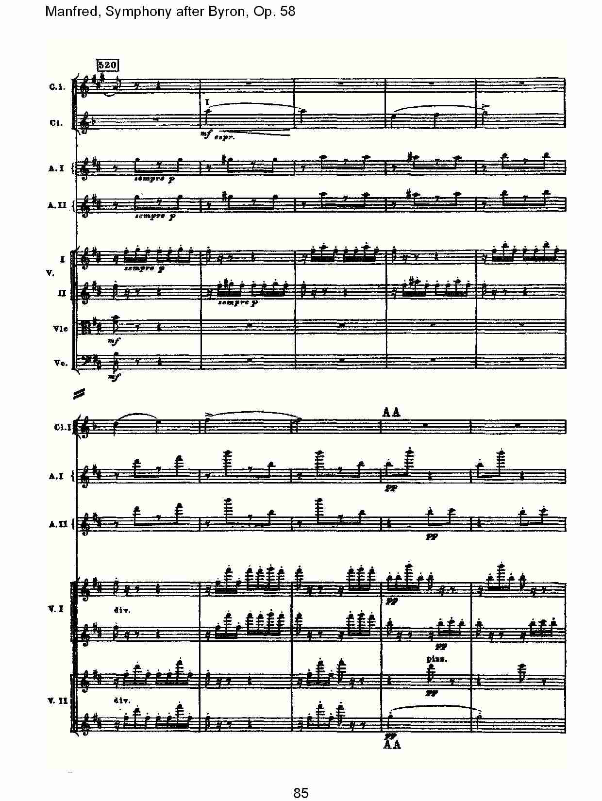 Manfred, Symphony after Byron, Op.58第二乐章（十七）
