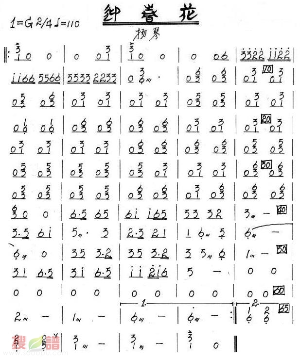 迎春花扬琴