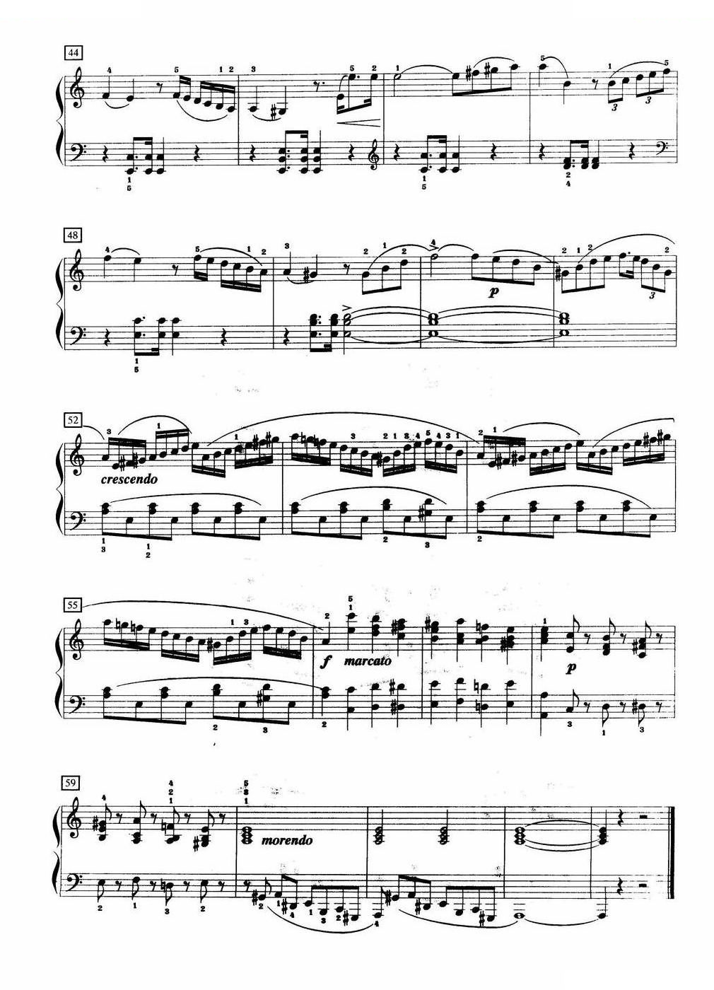 小变奏曲（五级A.2.）
