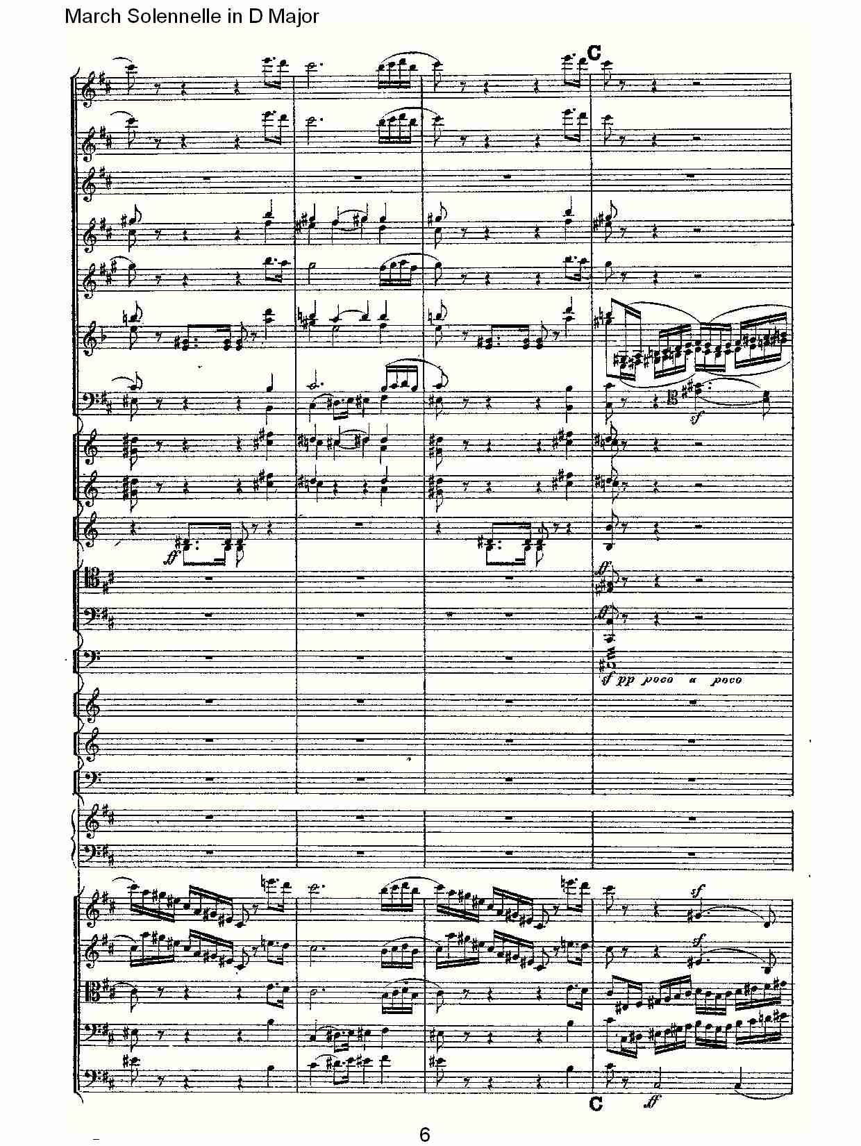 March Solennelle in D Major D大调军管乐（二）