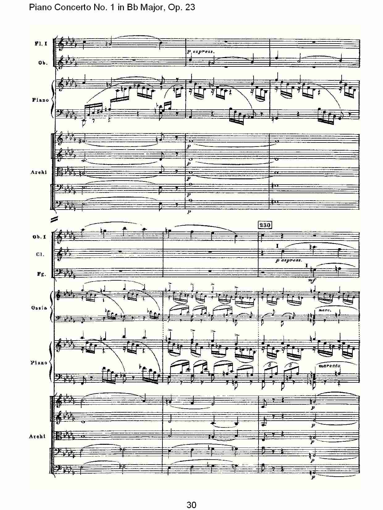 Bb大调第一钢琴协奏曲,Op.23第一乐章第一部（六）