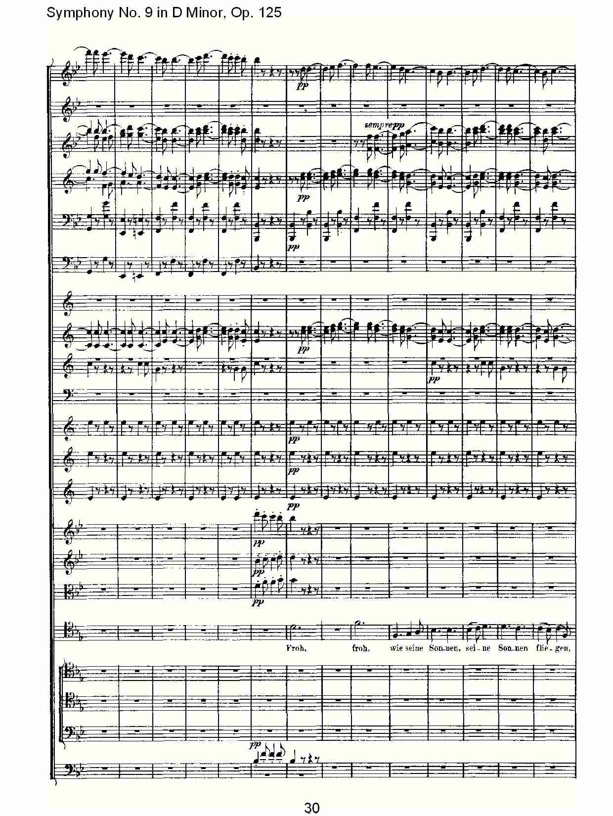 （D小调第九交响曲 Op.125）第四乐章（六）