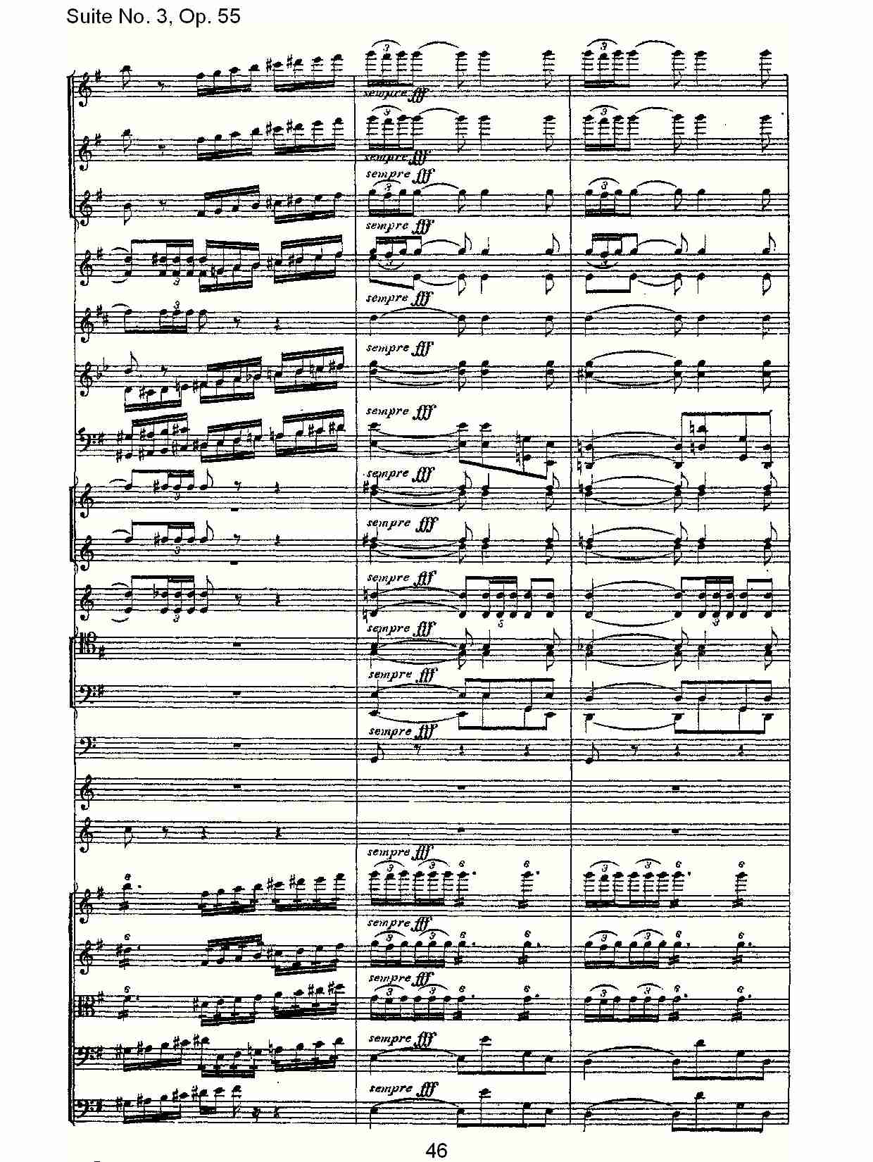 Suite No. 3, Op.55  第三套曲,Op.55第四乐章第二部（十）