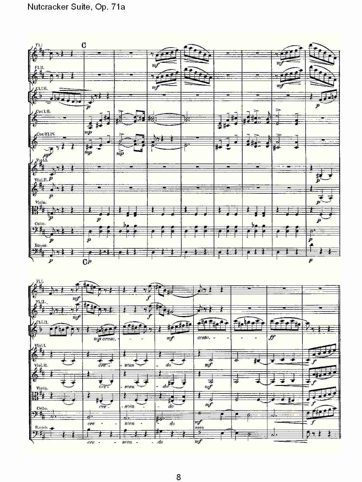 Nutcracker Suite, Op.71a   胡桃铗套曲，Op.71a第八乐章（二）