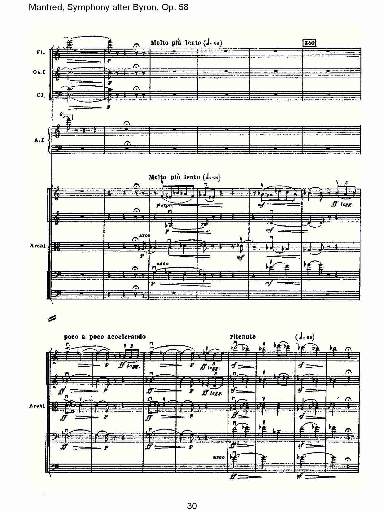 Manfred, Symphony after Byron, Op.58第四乐章第二部（六）