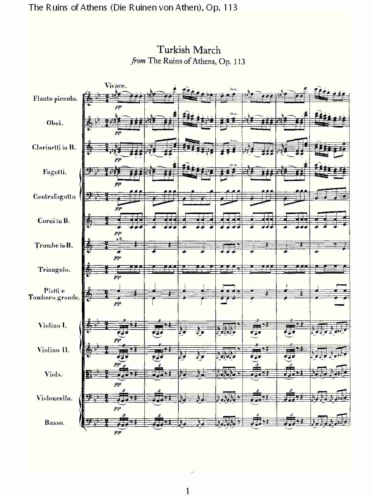 The Ruins of Athens  Op. 113 第二乐章