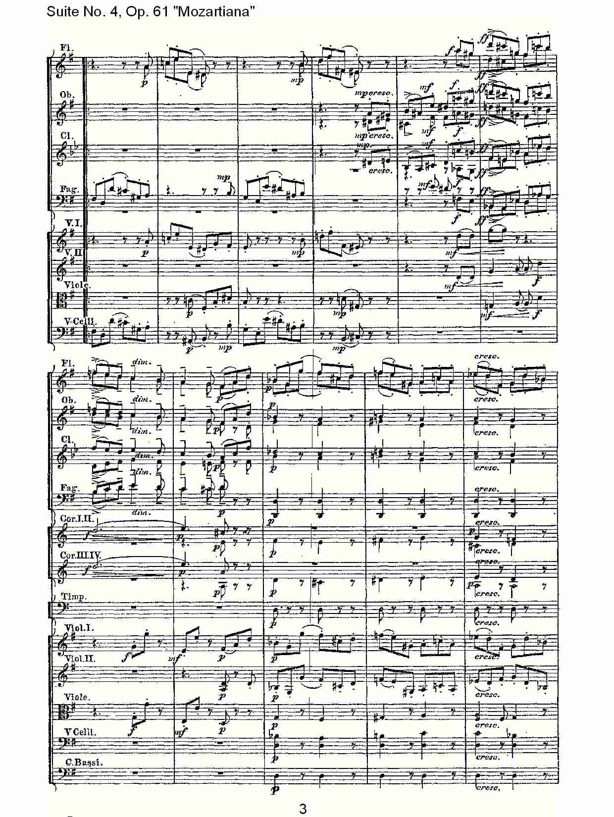 Suite No. 4, Op.61 