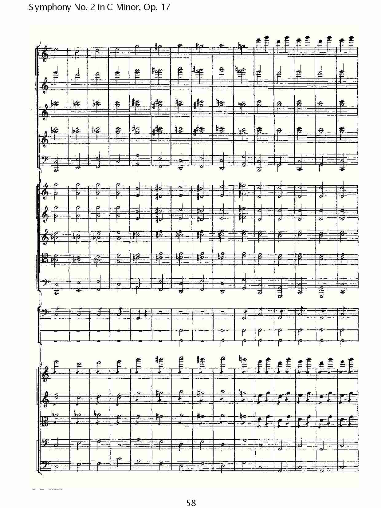 C小调第二交响曲, Op.17第四乐章（十二）