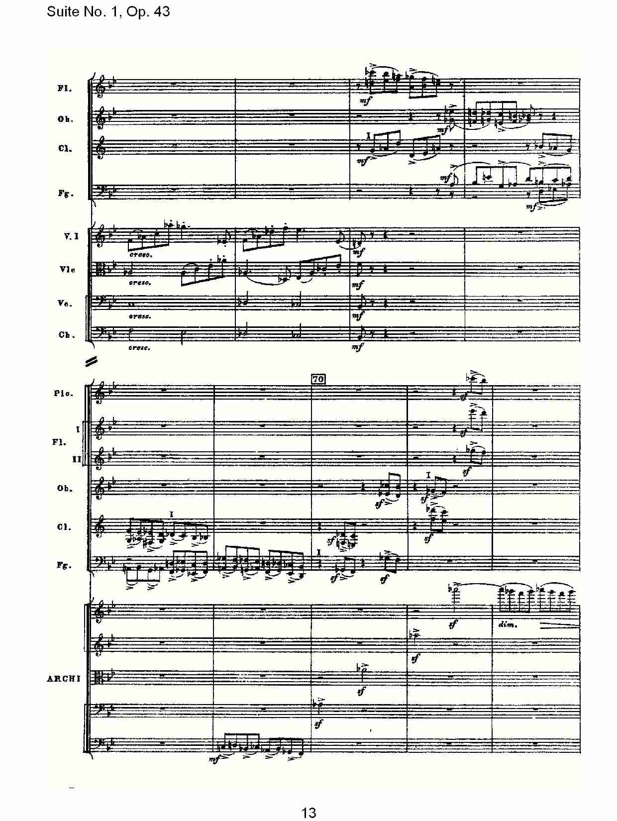 Suite No.1, Op.43   第一套曲,Op.43第五乐章（三）