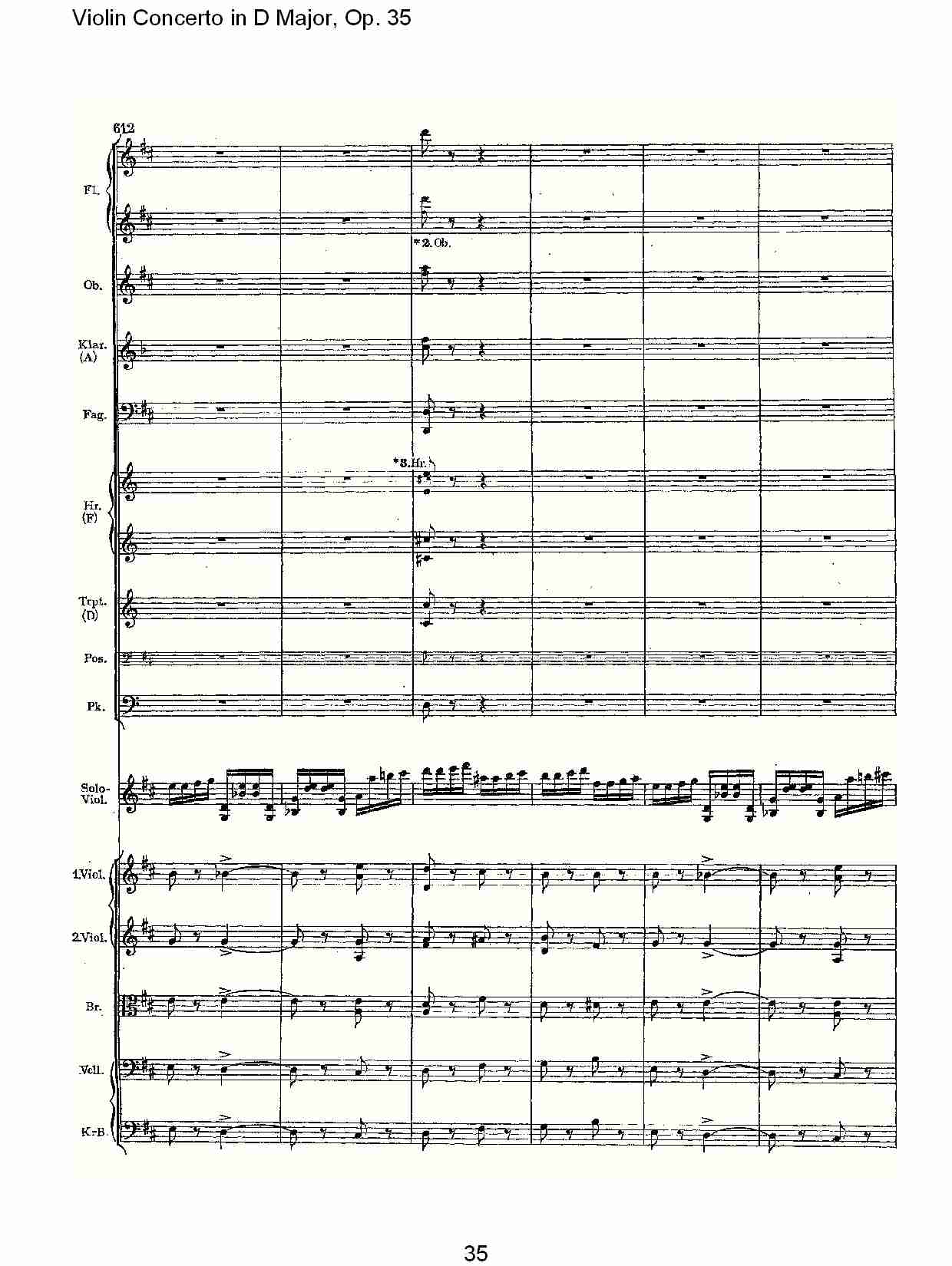 D大调小提琴协奏曲, Op.35第三乐章（七）