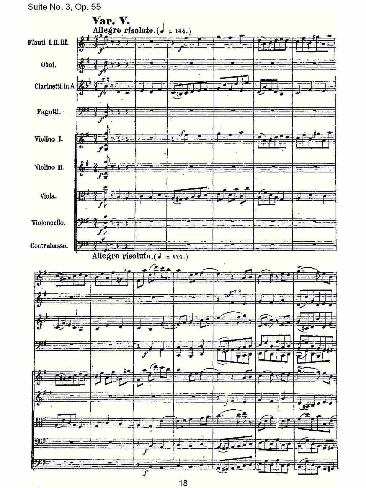 Suite No. 3, Op.55  第三套曲,Op.55第四乐章第一部（四）