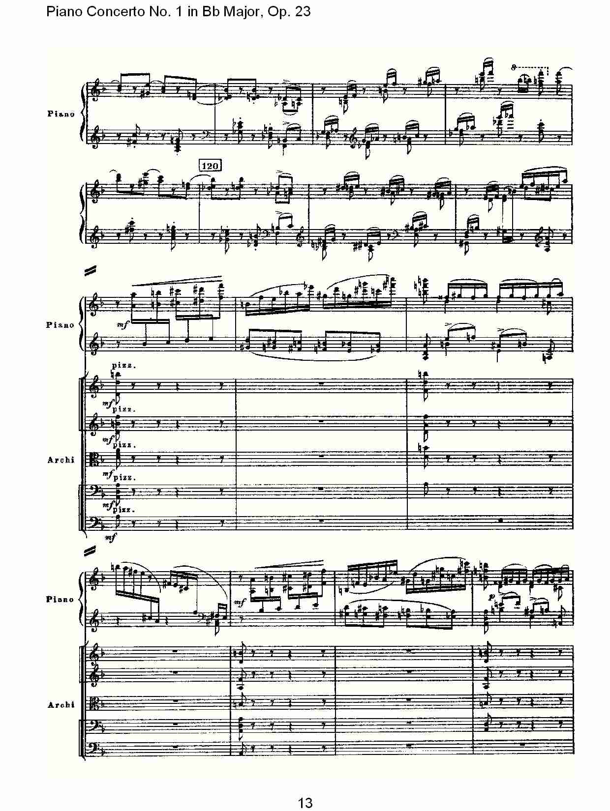 Bb大调第一钢琴协奏曲,Op.23第二乐章（三）