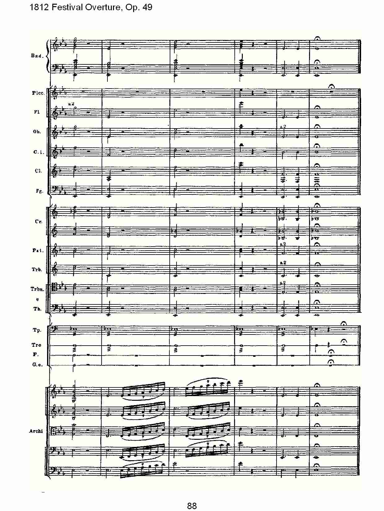 1812 Festival Overture,Op.49  1812欢庆序曲,Op.49（十八）