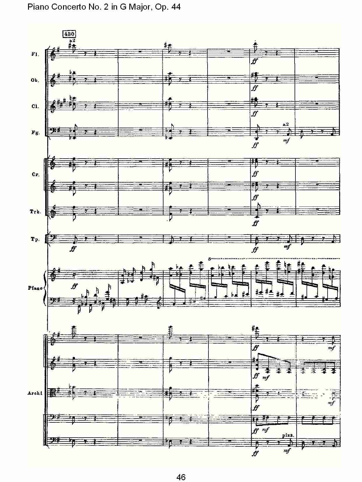G大调第二钢琴协奏曲, Op.44第三乐章（十）