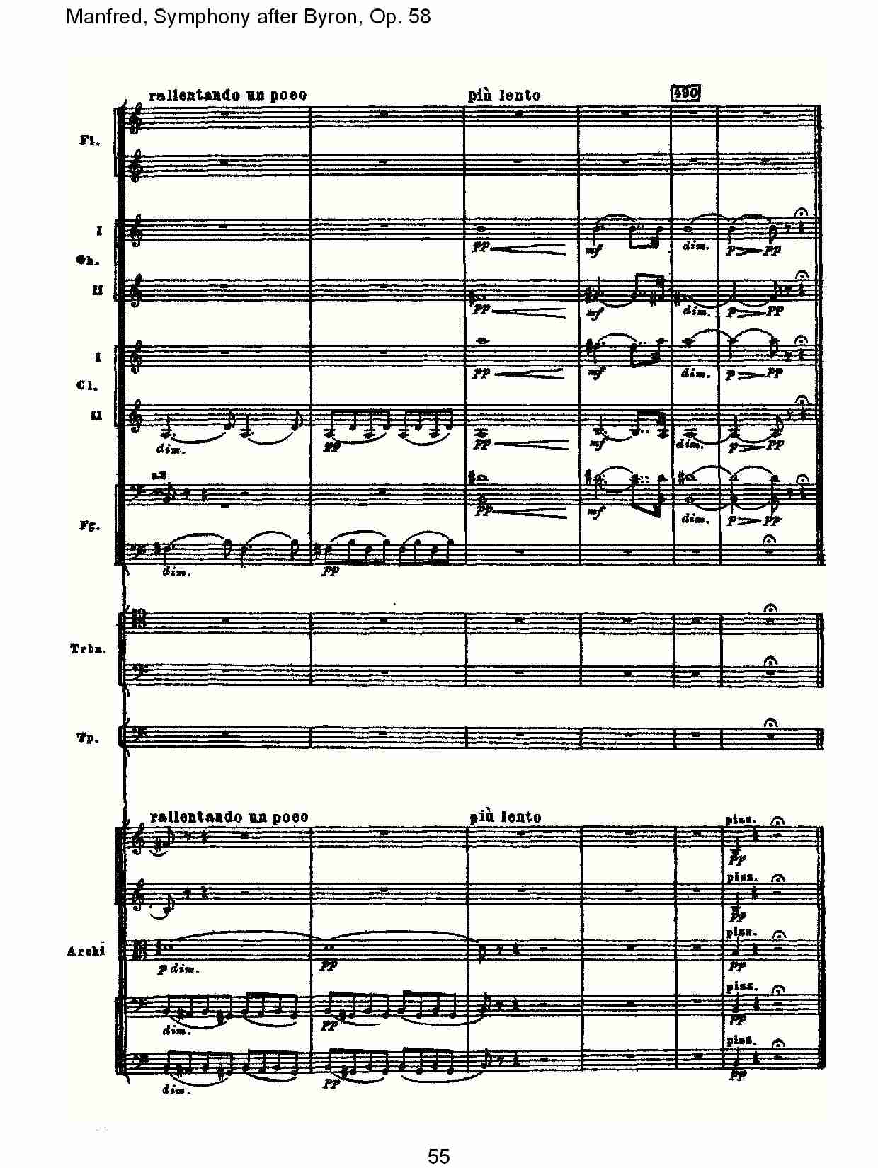 Manfred, Symphony after Byron, Op.58第四乐章第二部（十一）
