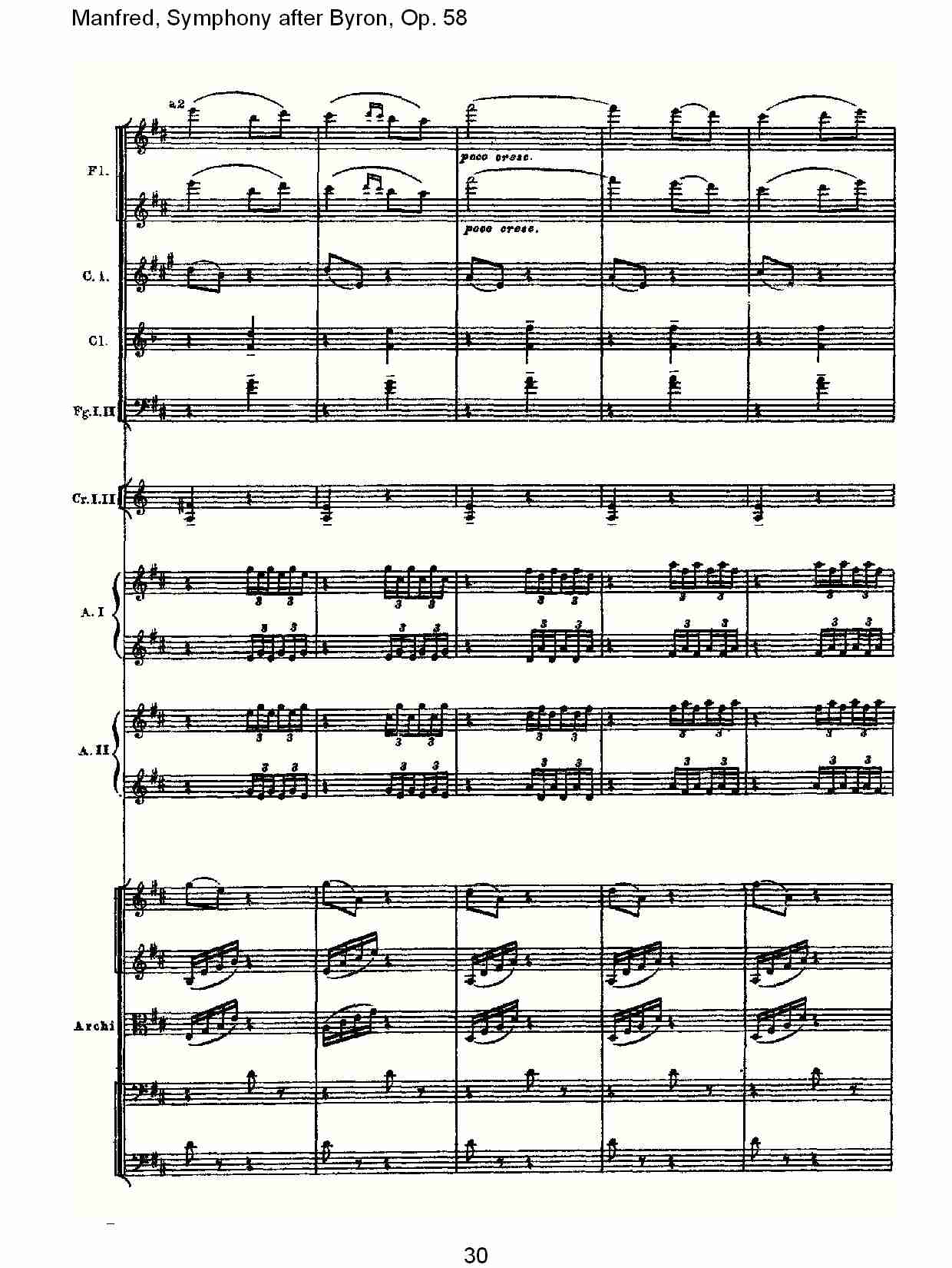 Manfred, Symphony after Byron, Op.58第二乐章（六）