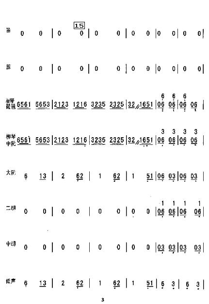 洗衣歌总谱