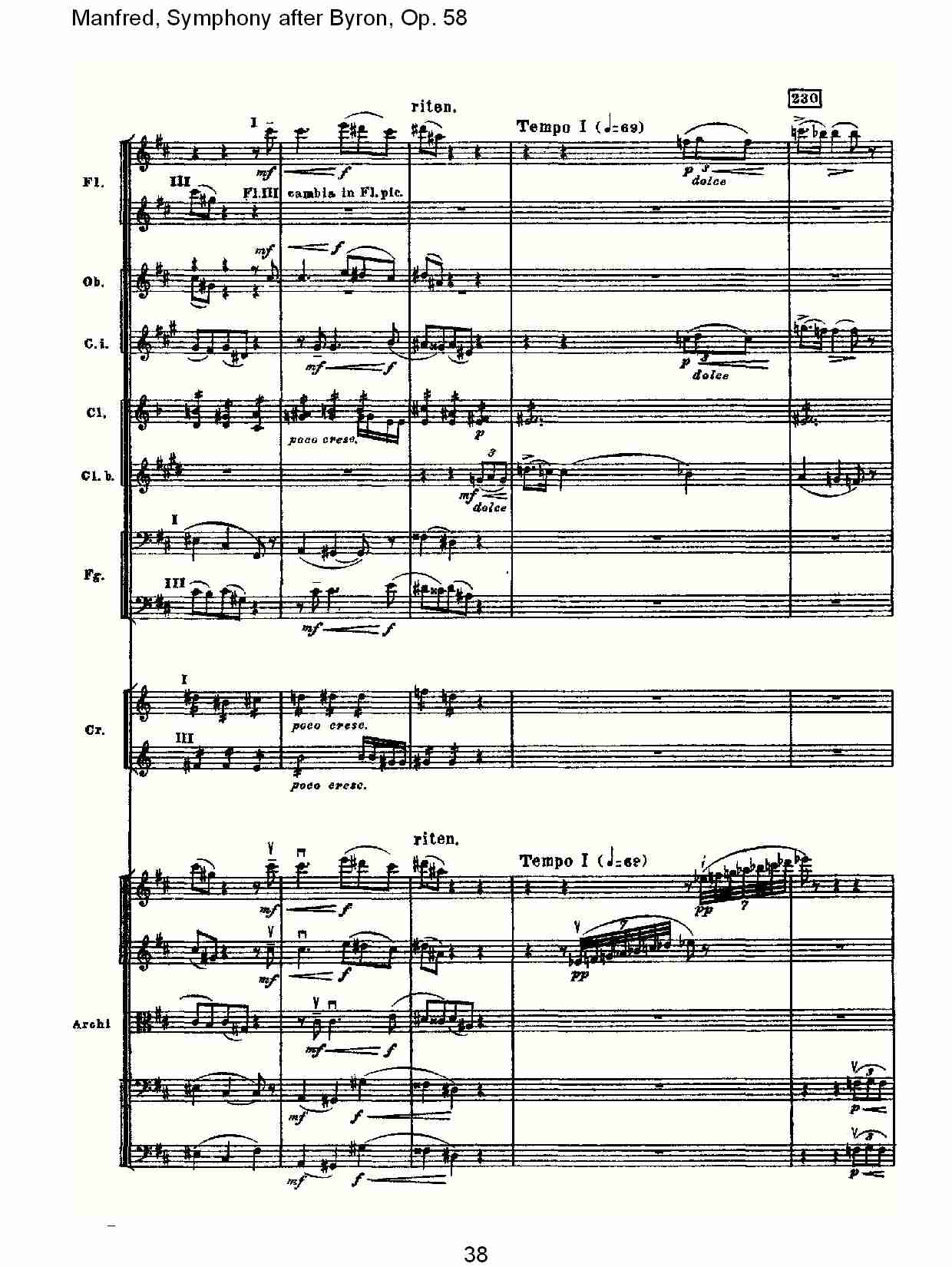 Manfred, Symphony after Byron, Op.58第一乐章（八）