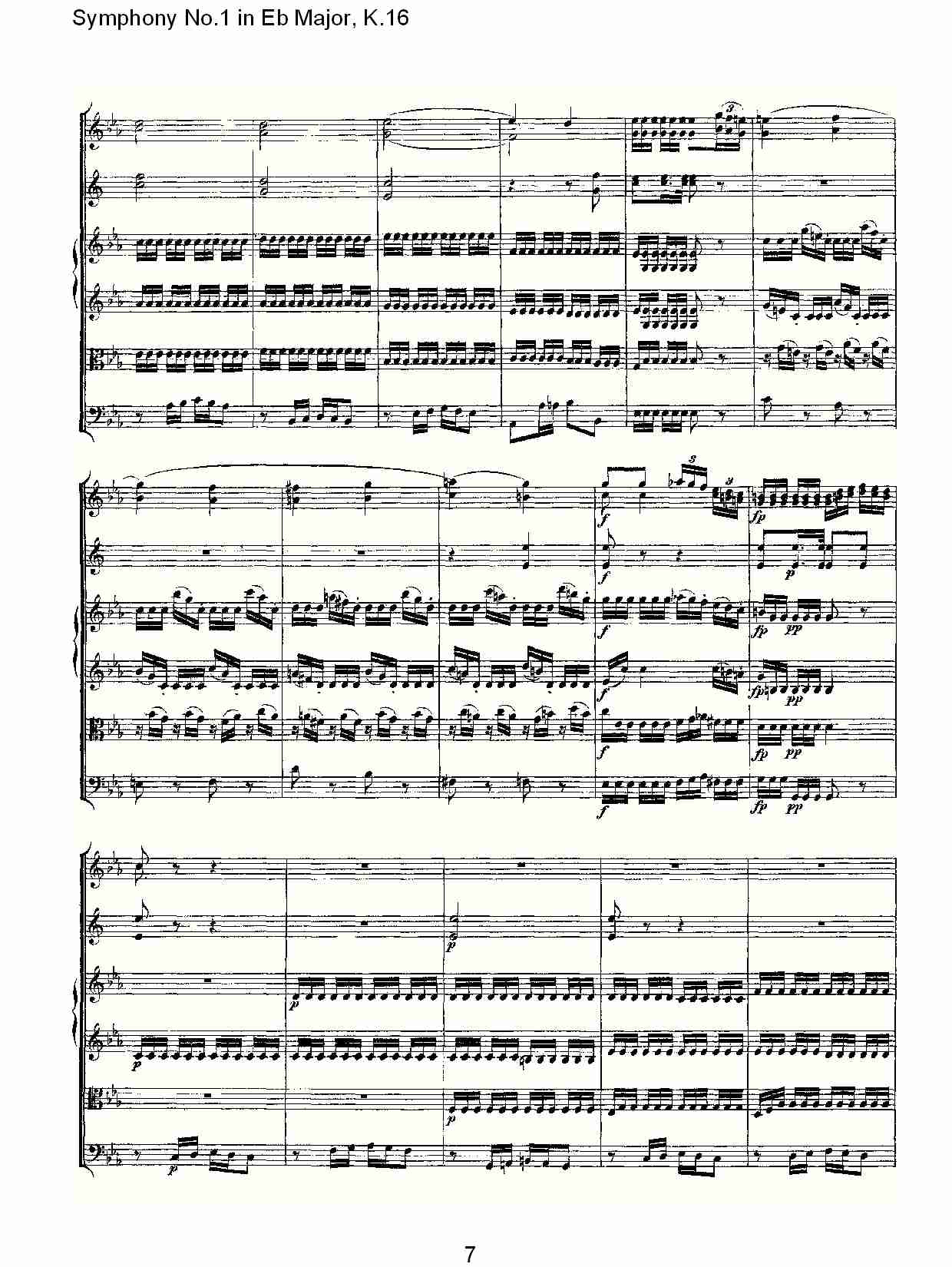 Symphony No.1 in Eb Major, K.16(Eb大调第一交响曲K.16)