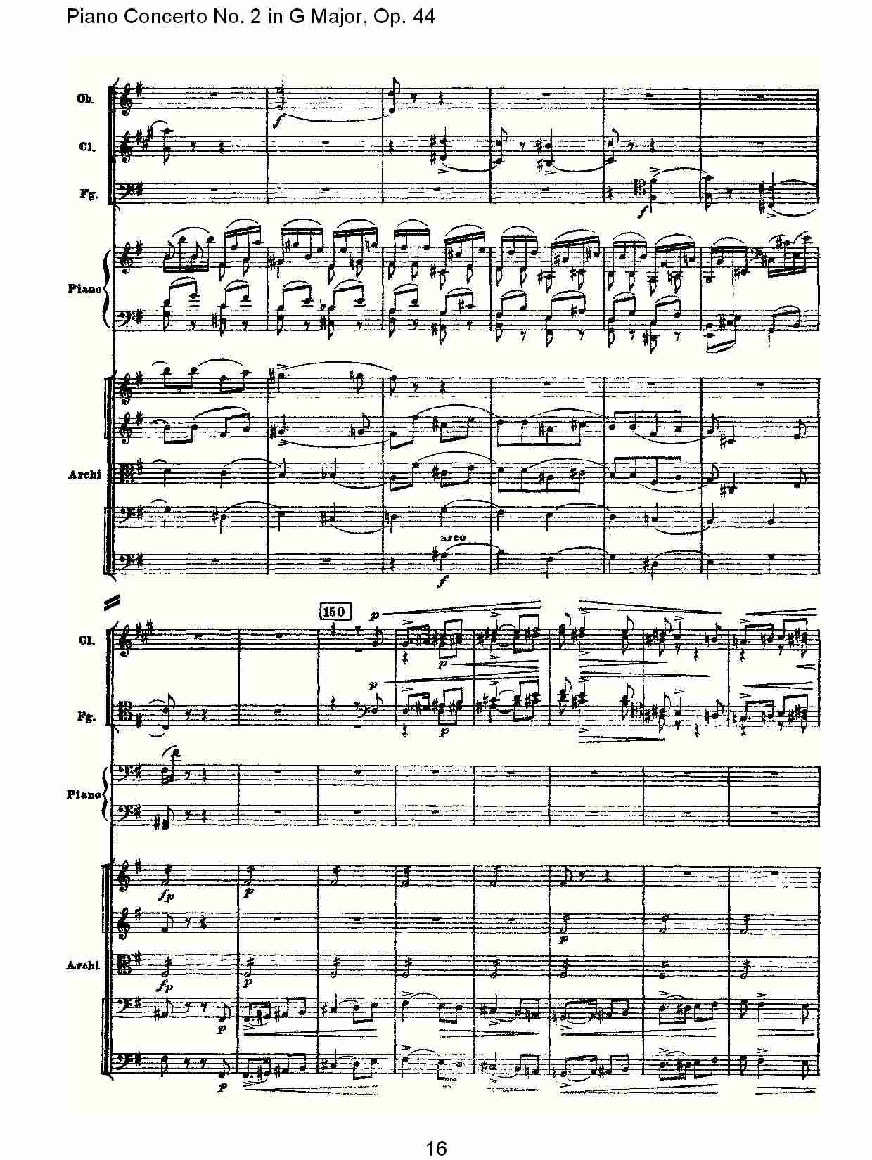 G大调第二钢琴协奏曲, Op.44第三乐章（四）