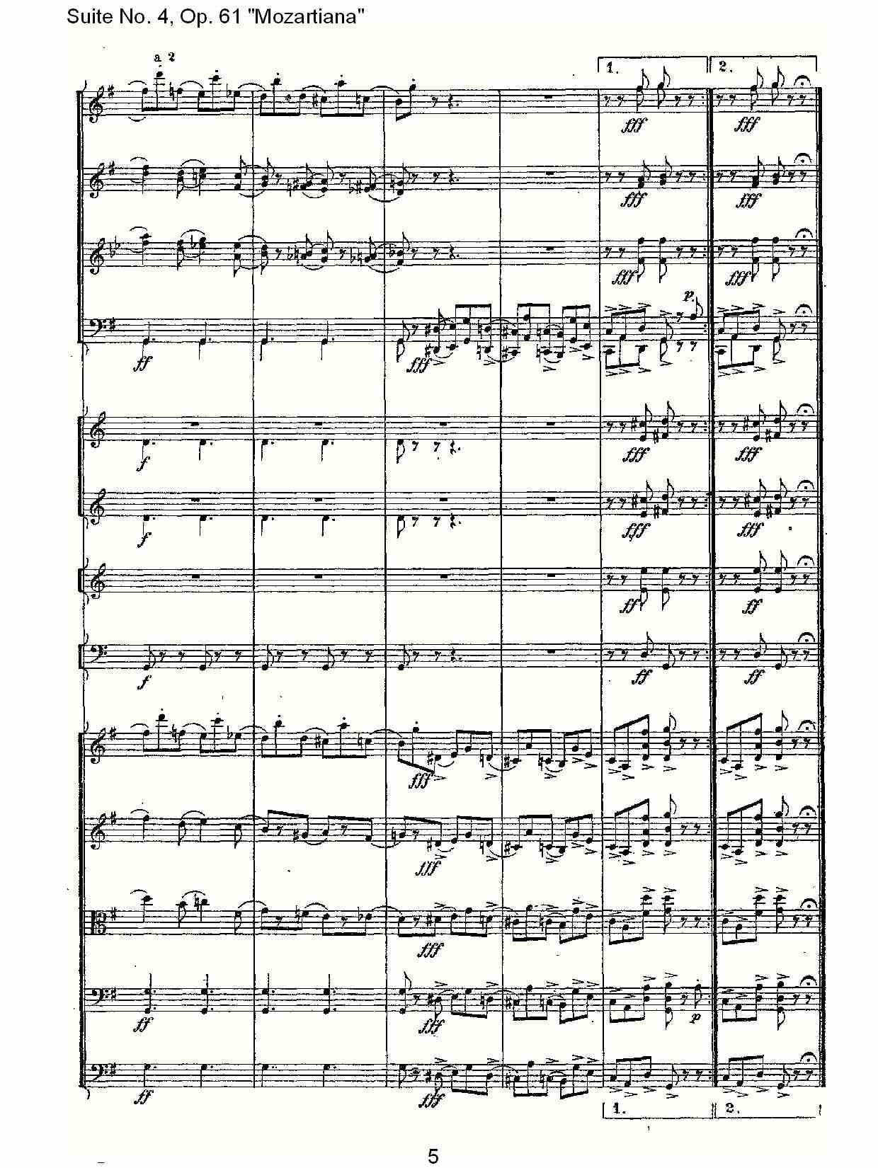 Suite No. 4, Op.61 