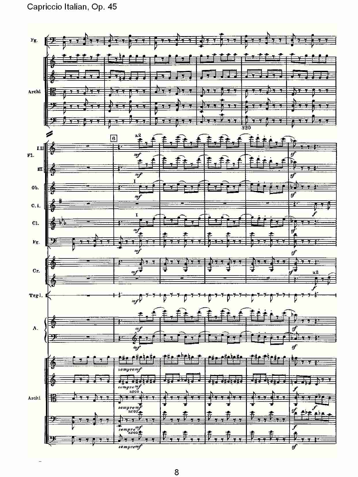 意大利幻想曲,Op.45第二部（二）
