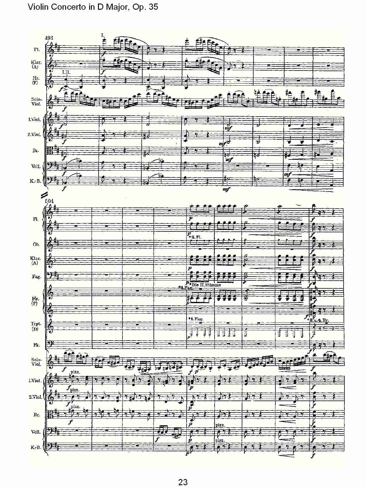 D大调小提琴协奏曲, Op.35第三乐章（五）