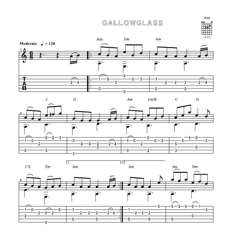 Gallowglass吉他/