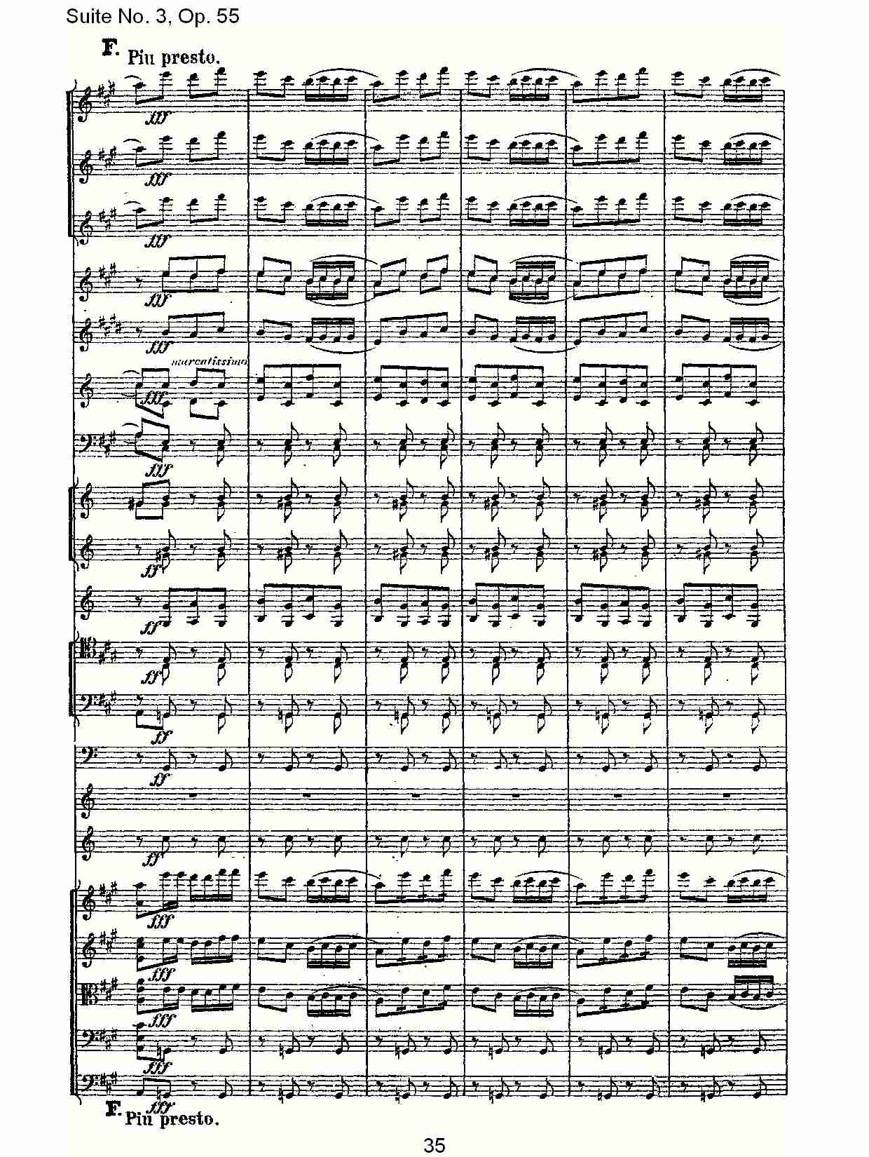 Suite No. 3, Op.55  第三套曲,Op.55第四乐章第一部（七）