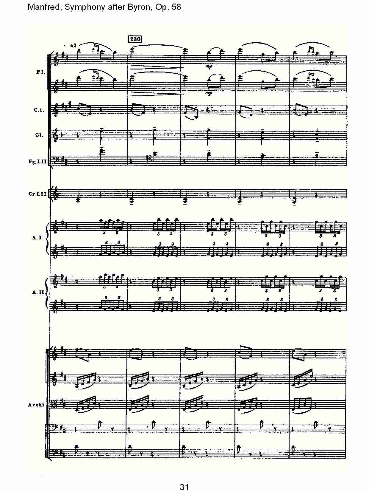 Manfred, Symphony after Byron, Op.58第二乐章（七）