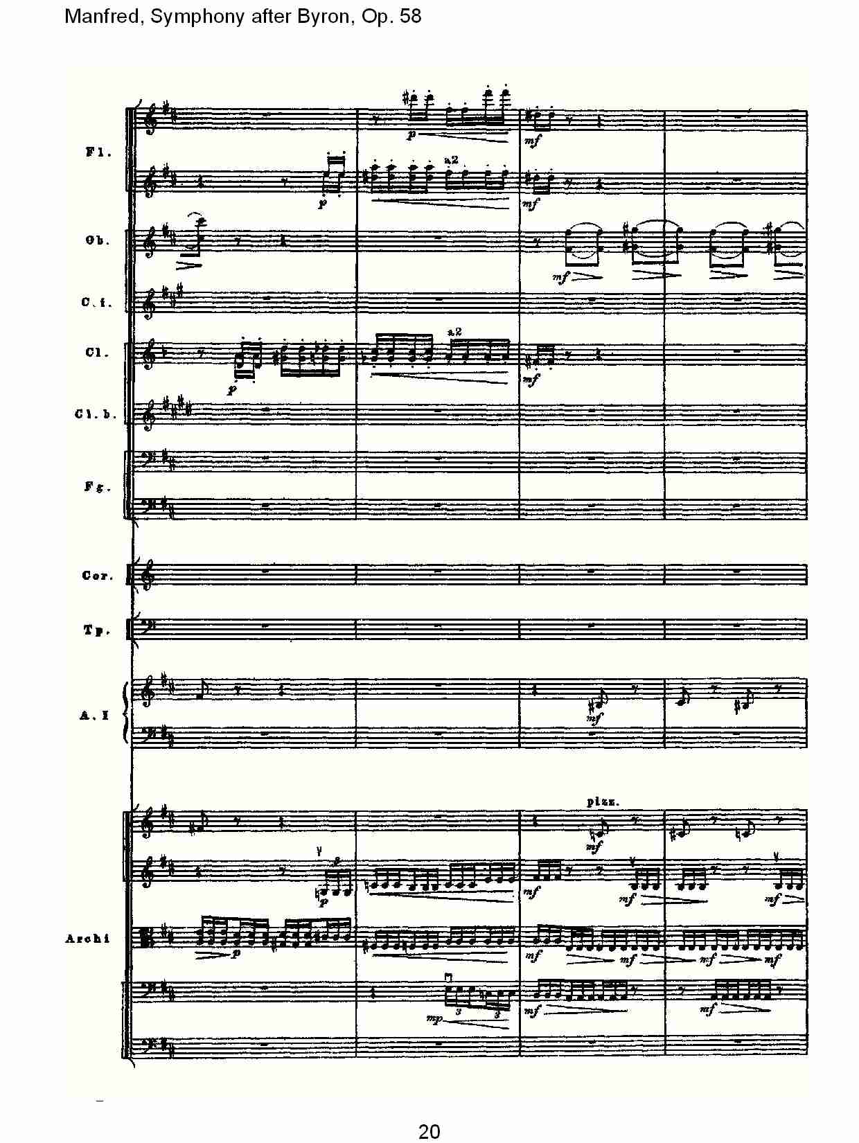 Manfred, Symphony after Byron, Op.58第二乐章（四）